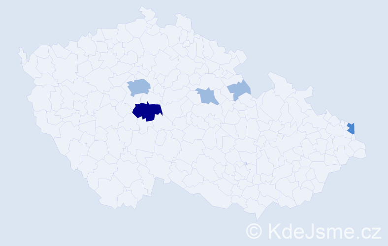 Příjmení: 'Nikšič', počet výskytů 9 v celé ČR