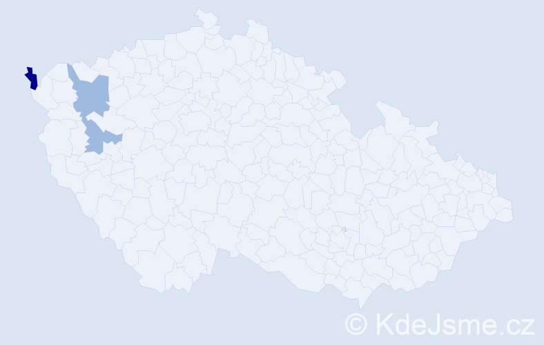 Příjmení: 'Viewegová', počet výskytů 6 v celé ČR