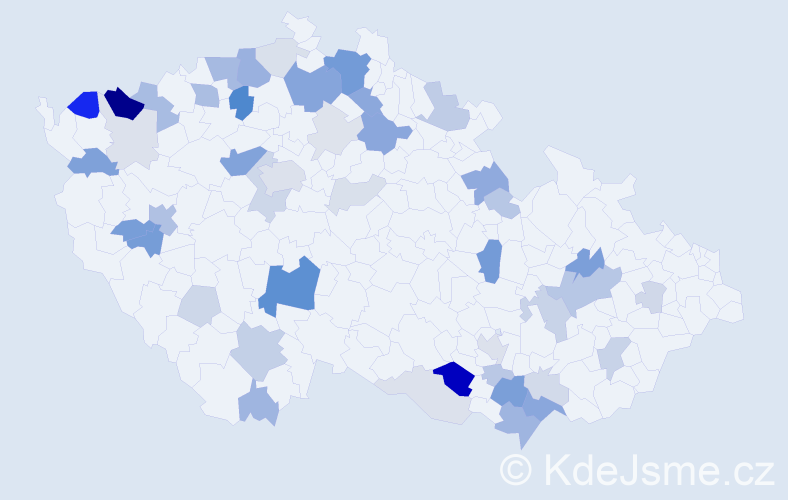 Příjmení: 'Löfflerová', počet výskytů 137 v celé ČR
