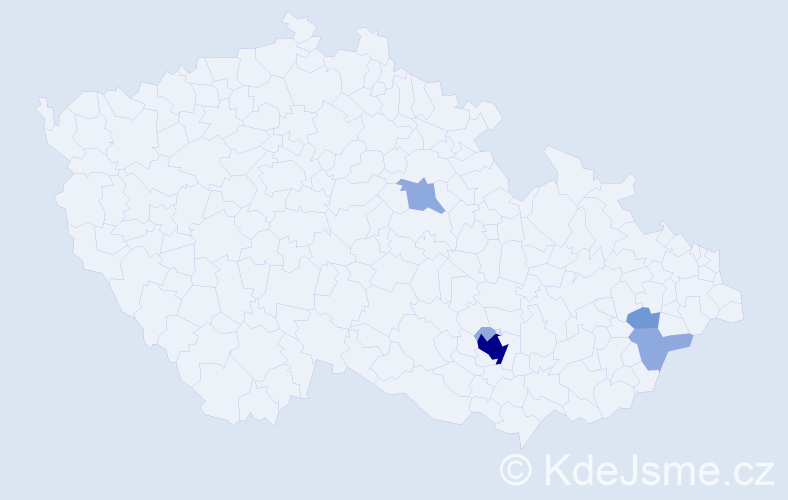 Příjmení: 'Gehringer', počet výskytů 11 v celé ČR