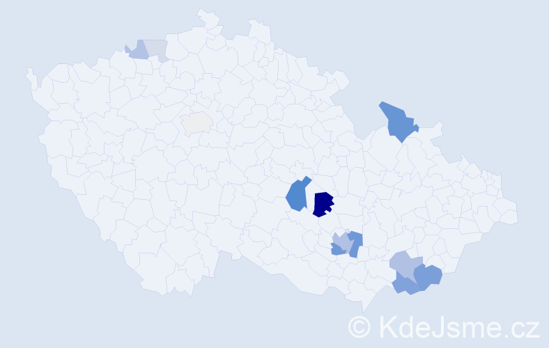 Příjmení: 'Tálská', počet výskytů 31 v celé ČR