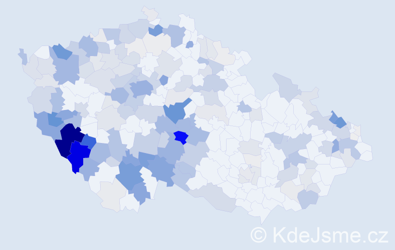 Příjmení: 'Jiříková', počet výskytů 879 v celé ČR