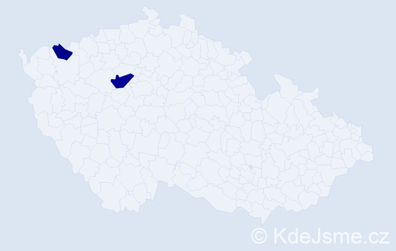 Příjmení: 'Mundiová', počet výskytů 4 v celé ČR