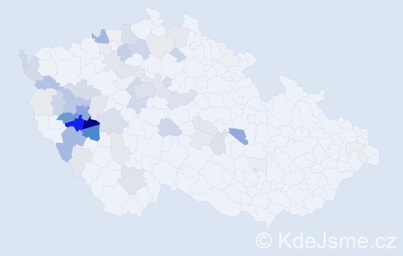 Příjmení: 'Baumruk', počet výskytů 286 v celé ČR
