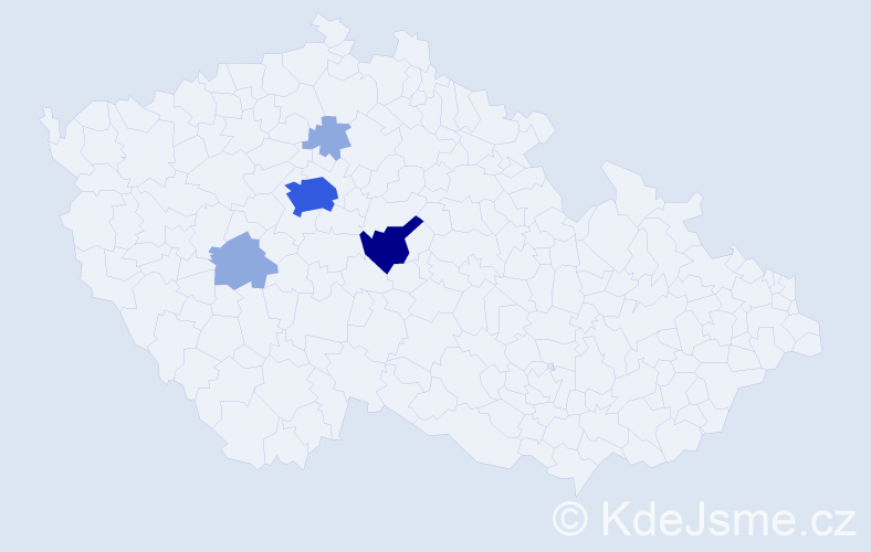 Příjmení: 'Cikler', počet výskytů 10 v celé ČR