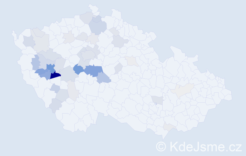 Příjmení: 'Lohrová', počet výskytů 158 v celé ČR