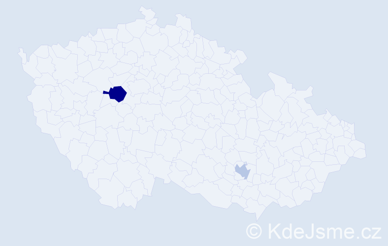 Příjmení: 'Freyburgová', počet výskytů 6 v celé ČR