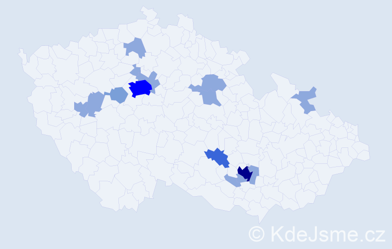 Příjmení: 'Stefanyuk', počet výskytů 28 v celé ČR