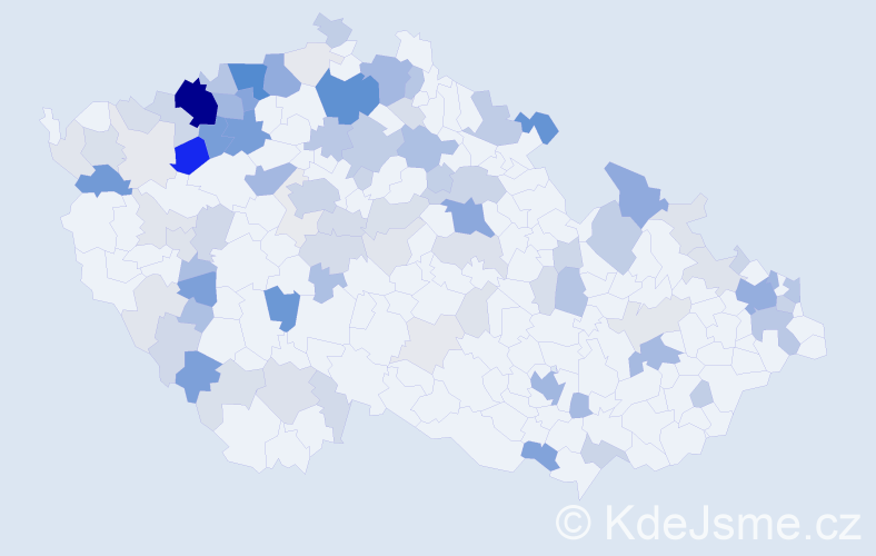 Příjmení: 'Fedáková', počet výskytů 377 v celé ČR