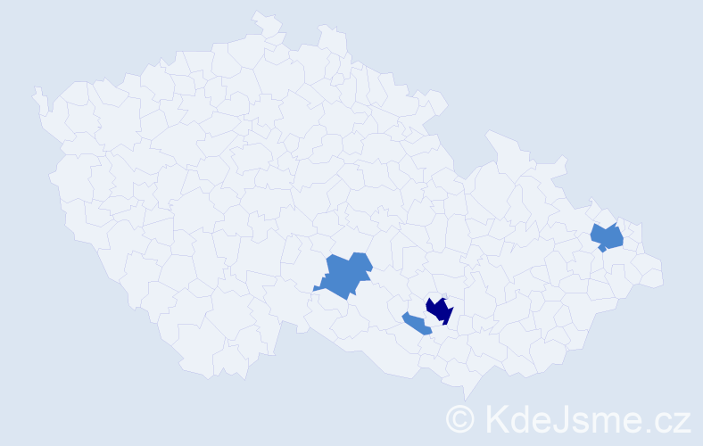 Příjmení: 'Schottnerová', počet výskytů 11 v celé ČR