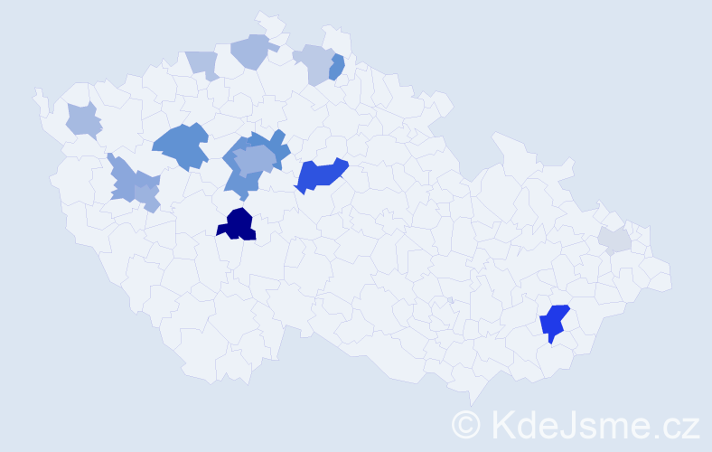 Příjmení: 'Firstová', počet výskytů 40 v celé ČR