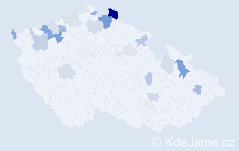 Příjmení: 'Dedeciusová', počet výskytů 47 v celé ČR