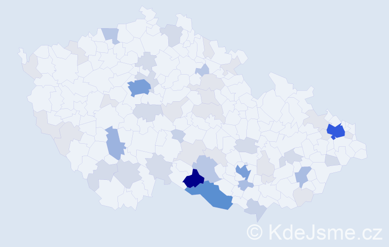 Příjmení: 'Filipská', počet výskytů 164 v celé ČR