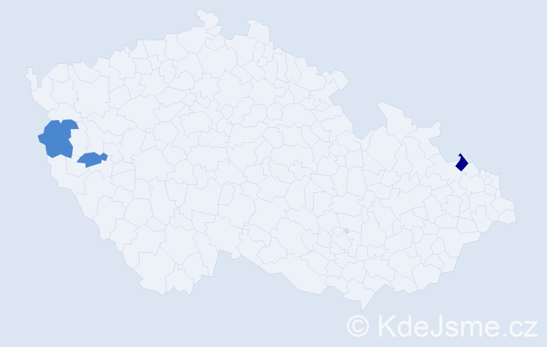 Příjmení: 'Gwosdzik', počet výskytů 8 v celé ČR