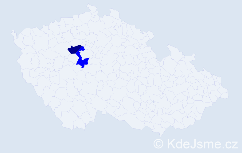 Příjmení: 'Agyagosová', počet výskytů 3 v celé ČR