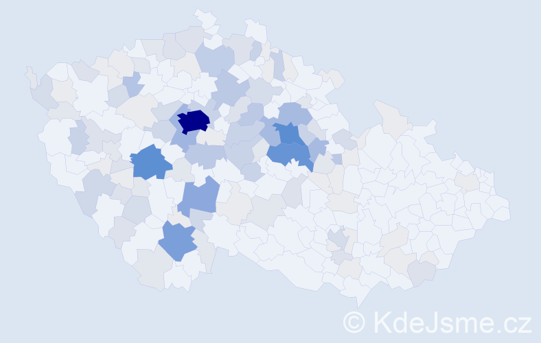 Příjmení: 'Petráňová', počet výskytů 476 v celé ČR