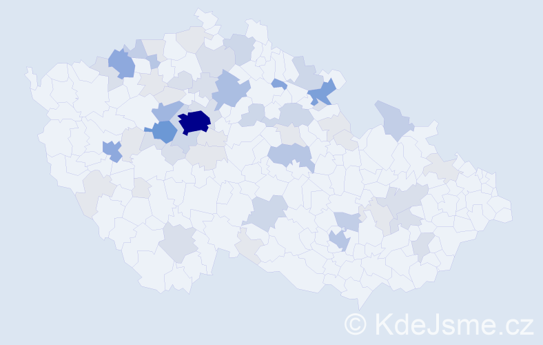 Příjmení: 'Truneček', počet výskytů 193 v celé ČR