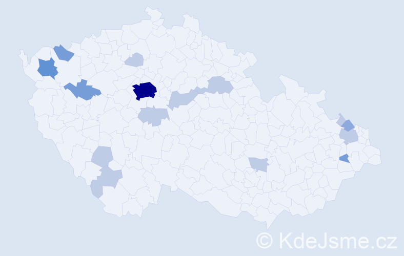 Příjmení: 'Niklas', počet výskytů 34 v celé ČR