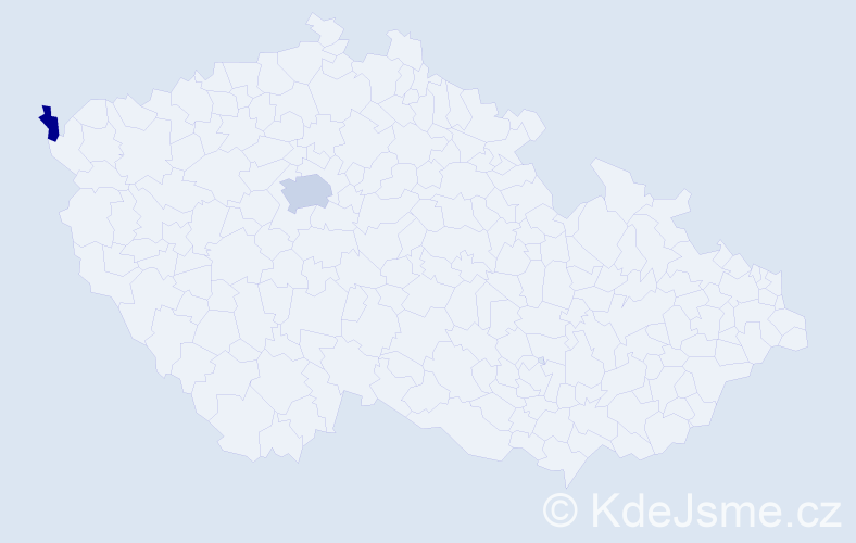 Příjmení: 'Medyk', počet výskytů 4 v celé ČR