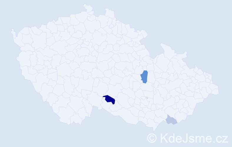 Příjmení: 'Sadlonová', počet výskytů 7 v celé ČR