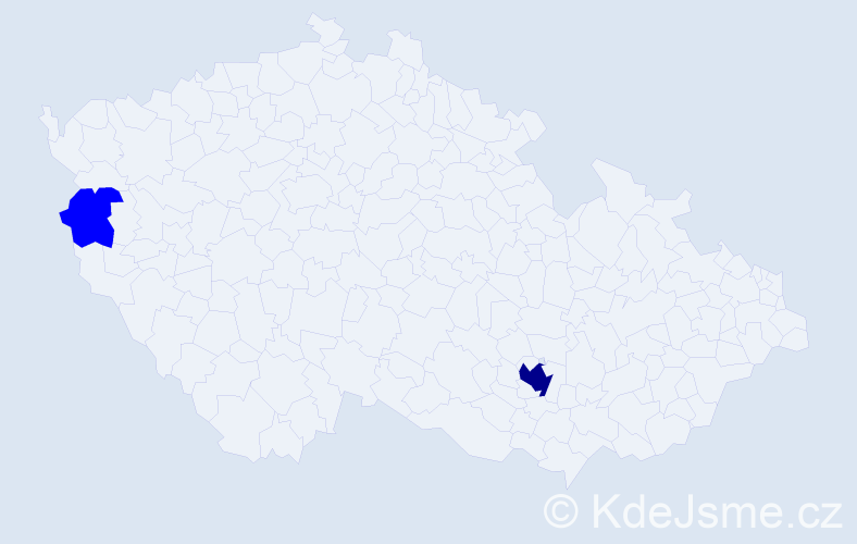 Příjmení: 'Flom', počet výskytů 3 v celé ČR