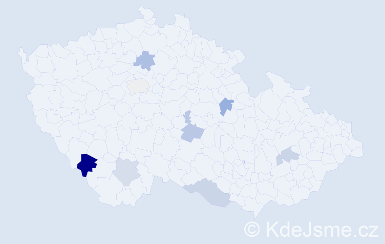 Příjmení: 'Brath', počet výskytů 10 v celé ČR