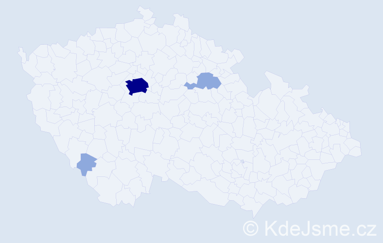 Příjmení: 'Janicki', počet výskytů 8 v celé ČR