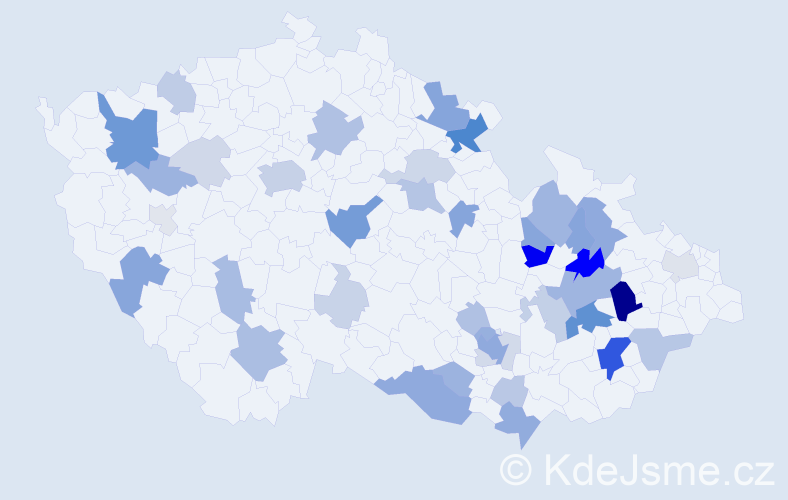 Příjmení: 'Siegel', počet výskytů 145 v celé ČR
