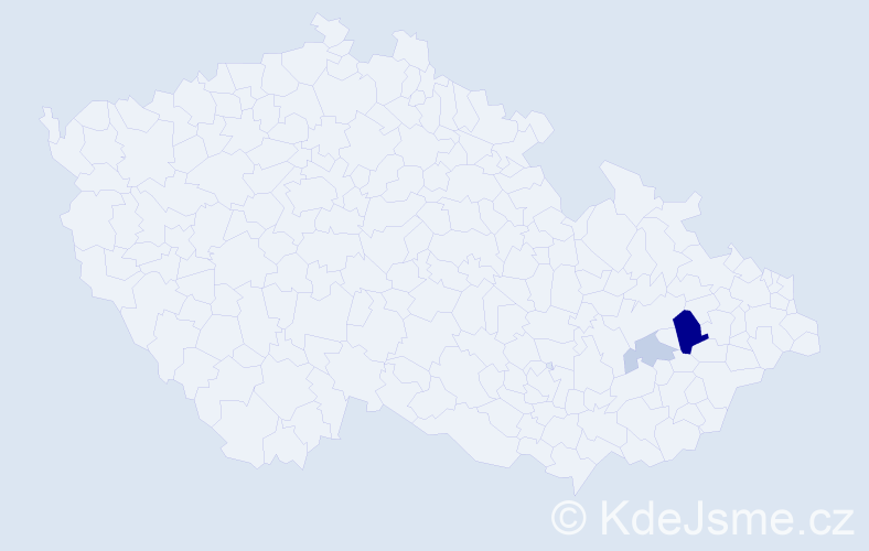 Příjmení: 'Buzinisová', počet výskytů 6 v celé ČR