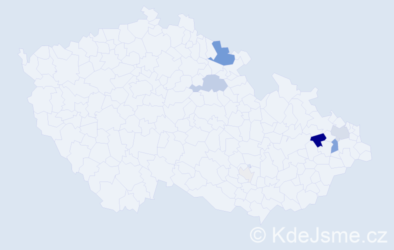 Příjmení: 'Taube', počet výskytů 21 v celé ČR