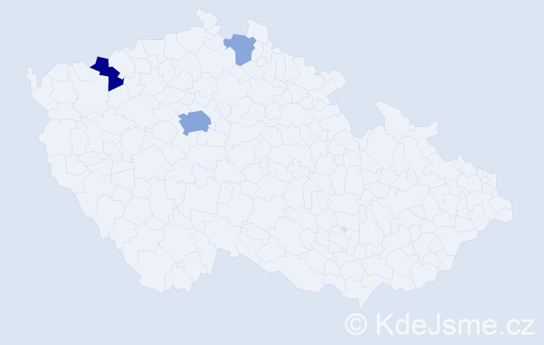 Příjmení: 'Torous', počet výskytů 10 v celé ČR