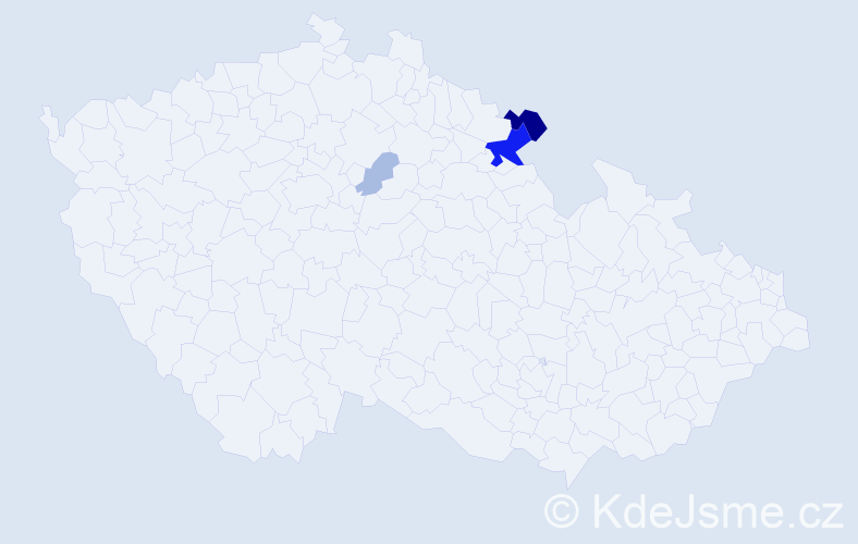 Příjmení: 'Leppeltová', počet výskytů 12 v celé ČR