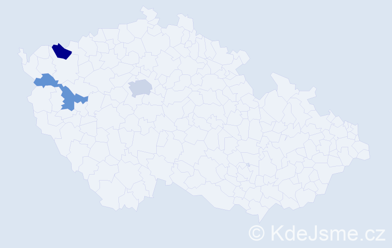 Příjmení: 'Parula', počet výskytů 11 v celé ČR