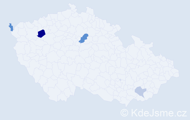 Příjmení: 'Winterblumová', počet výskytů 6 v celé ČR