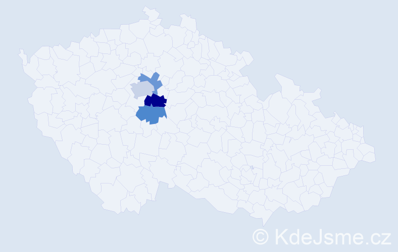 Příjmení: 'Kharyk', počet výskytů 6 v celé ČR