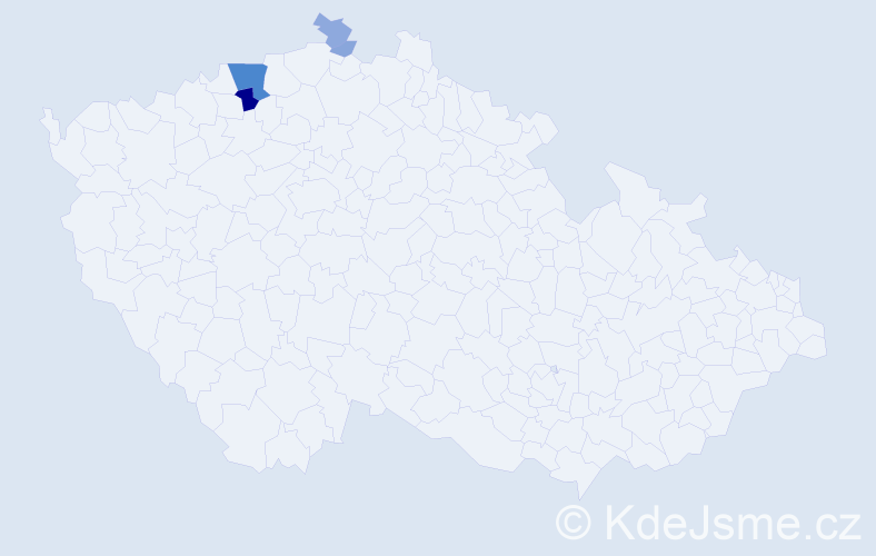 Příjmení: 'Poncer', počet výskytů 16 v celé ČR