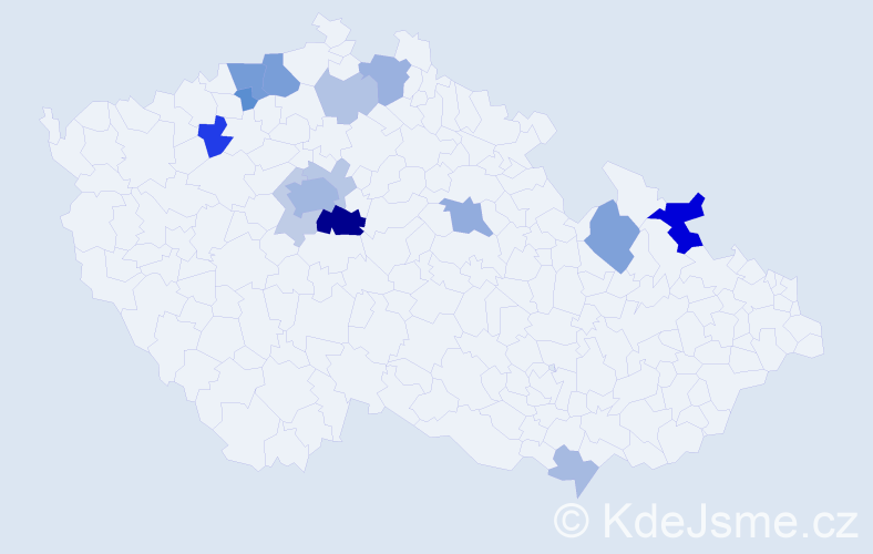 Příjmení: 'Sedlmayerová', počet výskytů 41 v celé ČR