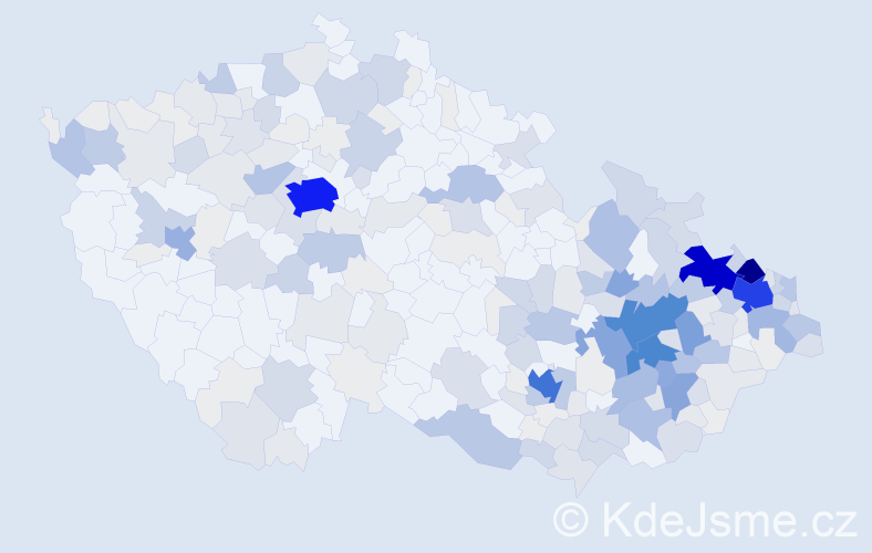 Příjmení: 'Smolka', počet výskytů 1048 v celé ČR