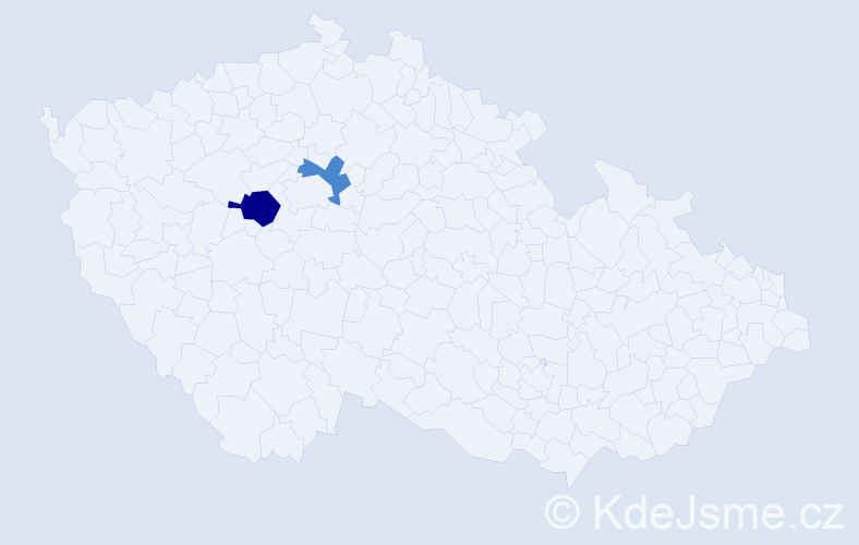 Příjmení: 'Rehorová', počet výskytů 4 v celé ČR