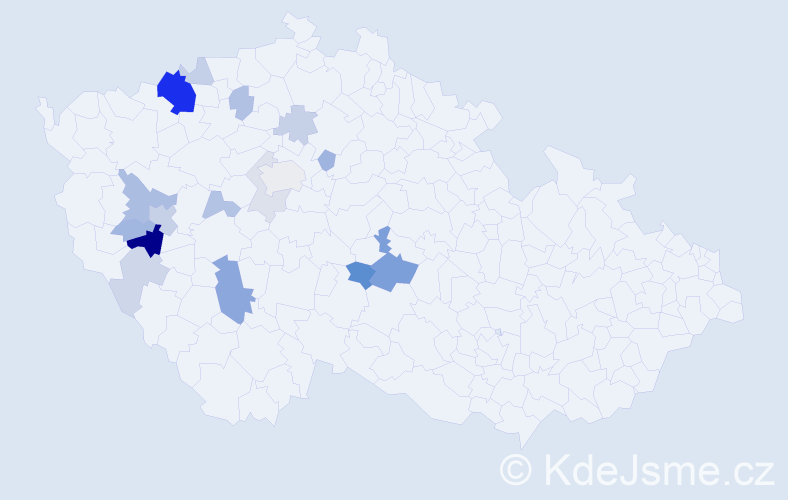 Příjmení: 'Lecjaks', počet výskytů 44 v celé ČR