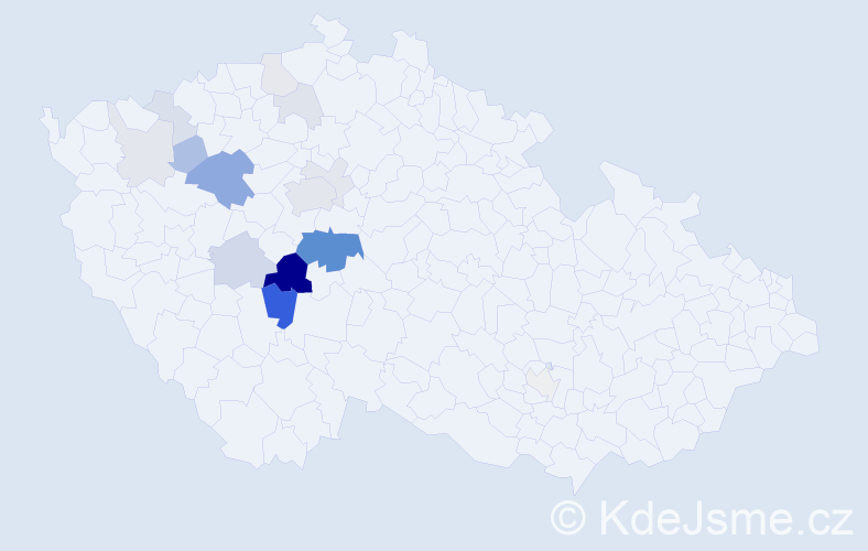 Příjmení: 'Drazdík', počet výskytů 49 v celé ČR