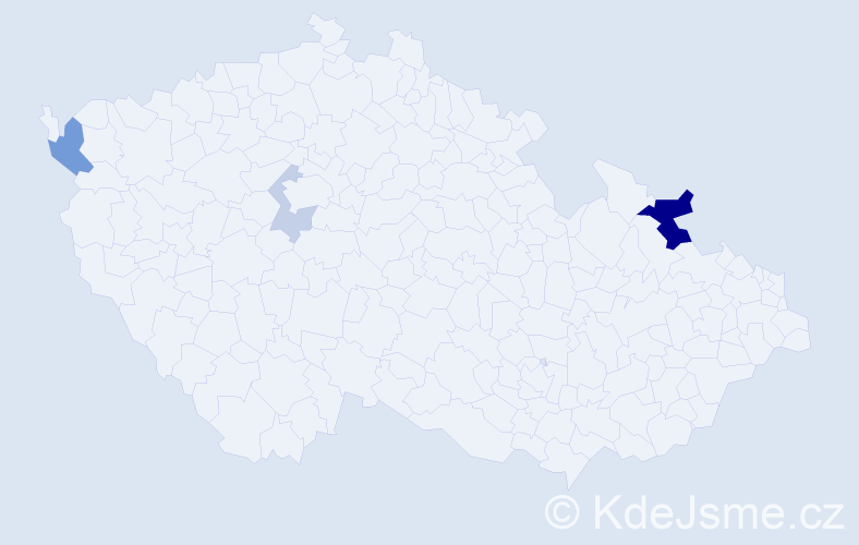 Příjmení: 'Golláň', počet výskytů 8 v celé ČR