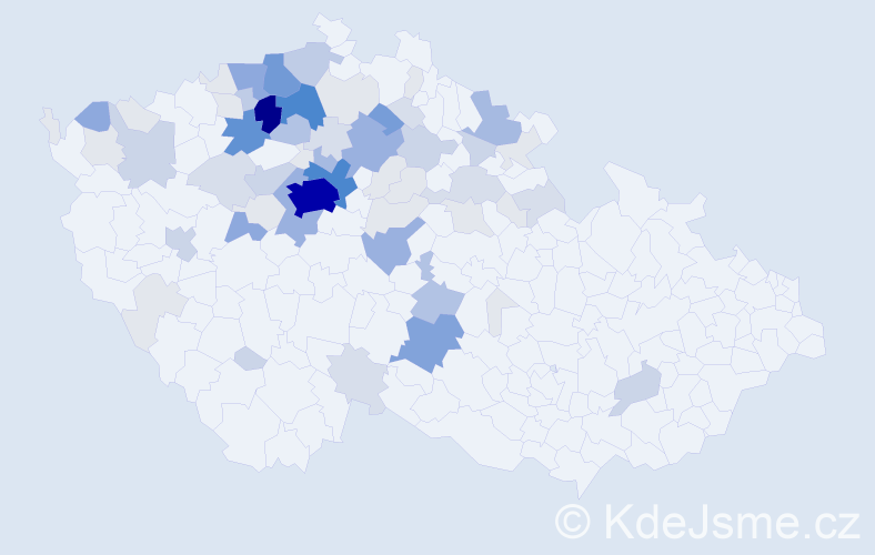 Příjmení: 'Laube', počet výskytů 294 v celé ČR