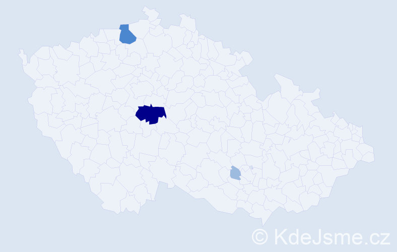 Příjmení: 'Marschiková', počet výskytů 7 v celé ČR