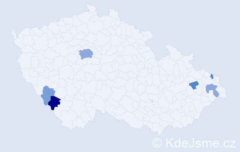 Příjmení: 'Blaschko', počet výskytů 17 v celé ČR