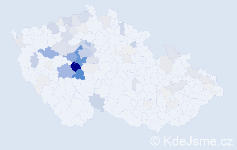 Příjmení: 'Cihelka', počet výskytů 301 v celé ČR