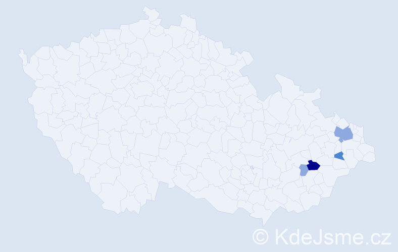 Příjmení: 'Greineckerová', počet výskytů 12 v celé ČR