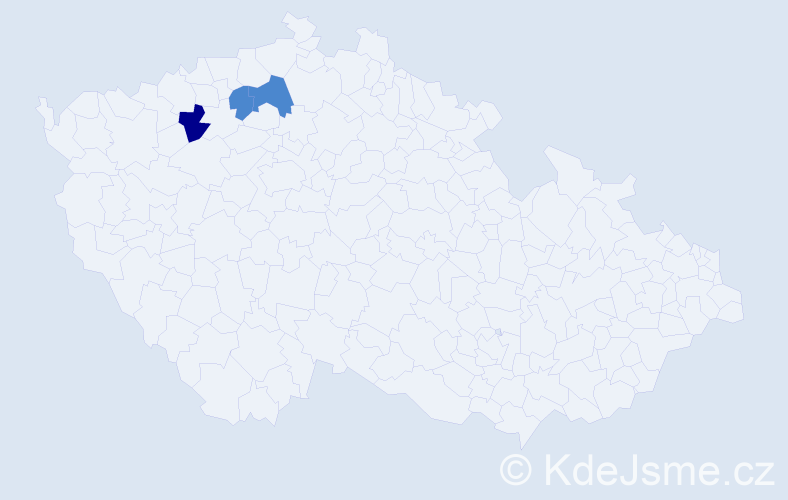 Příjmení: 'Lepská', počet výskytů 5 v celé ČR