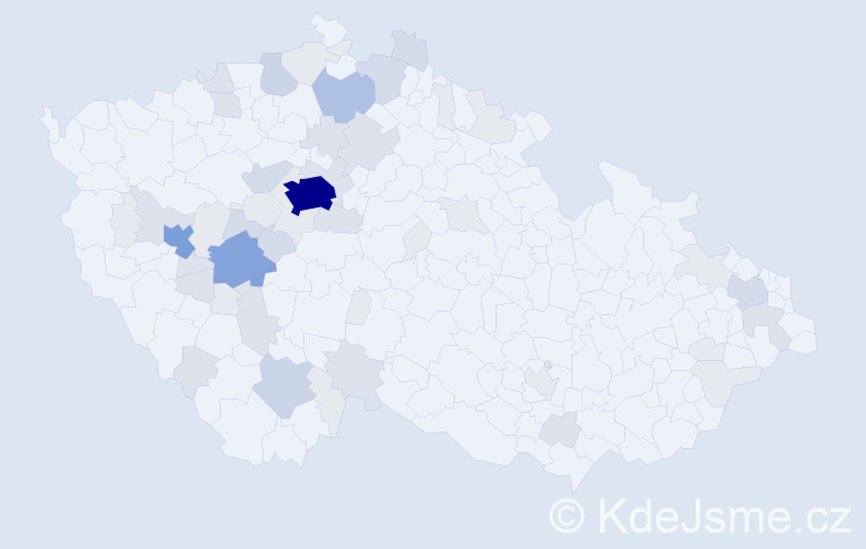 Příjmení: 'Kotrbatá', počet výskytů 159 v celé ČR