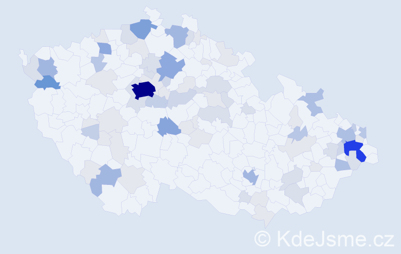 Příjmení: 'Malinovský', počet výskytů 263 v celé ČR